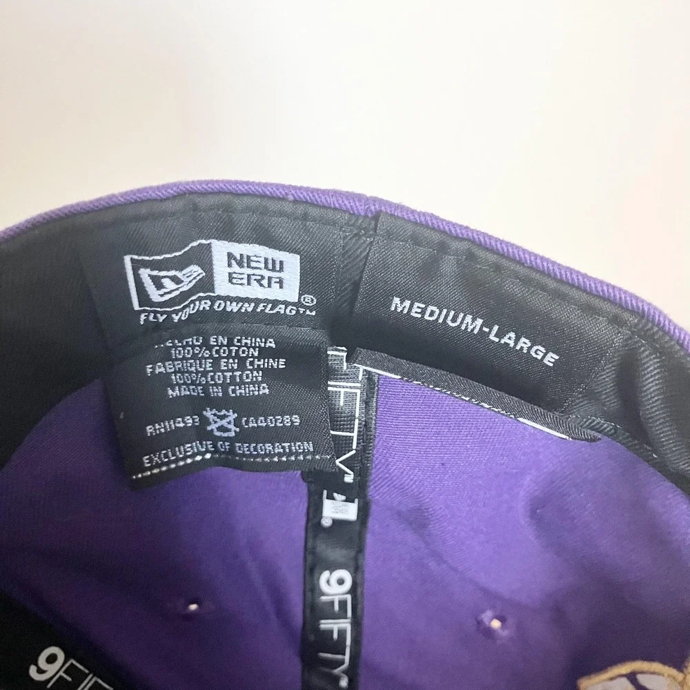 Orlando‎ City SC Hat Cap Snap Back Mens Large Purple MLS Soccer 9FIFTY New Era